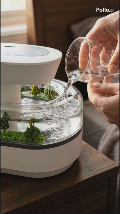 Humidificador Efecto Lluvia con Aromaterapia - Mejora tu Bienestar y Calidad del Aire